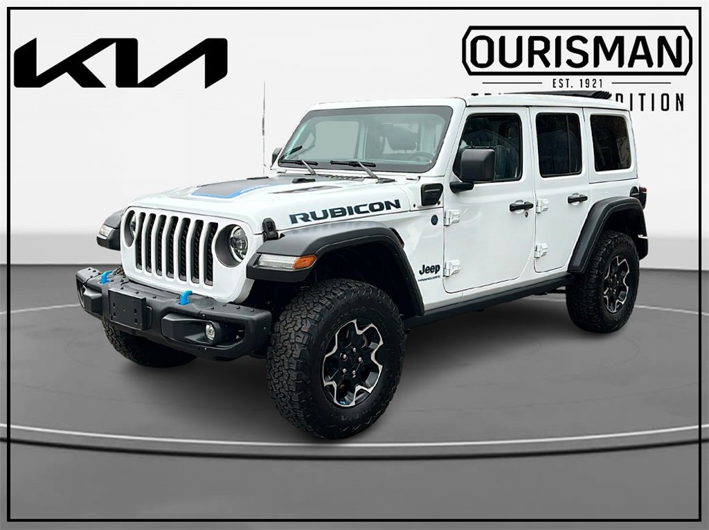Used 2023 Jeep Wrangler Unlimited Rubicon 4xe w/ Steel Bumper Group image 2