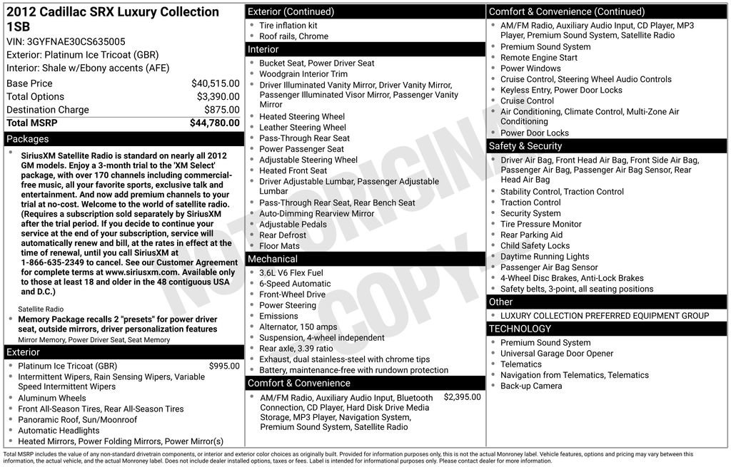 Used 2012 Cadillac SRX Luxury image 27