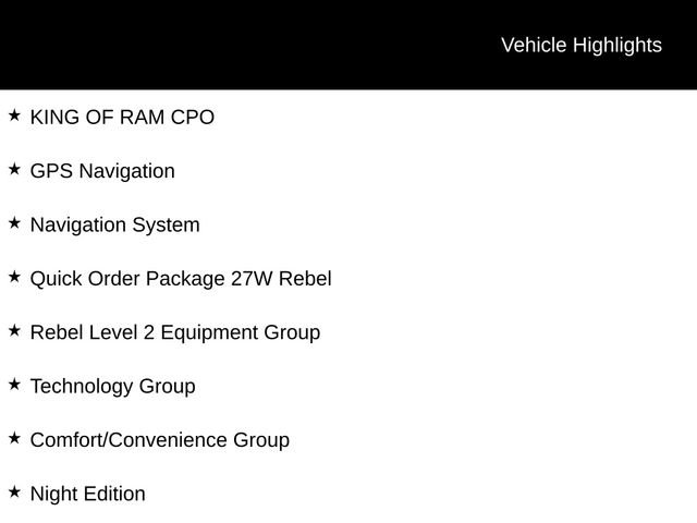 Used 2023 RAM 1500 Rebel w/ Rebel Level 2 Equipment Group image 5