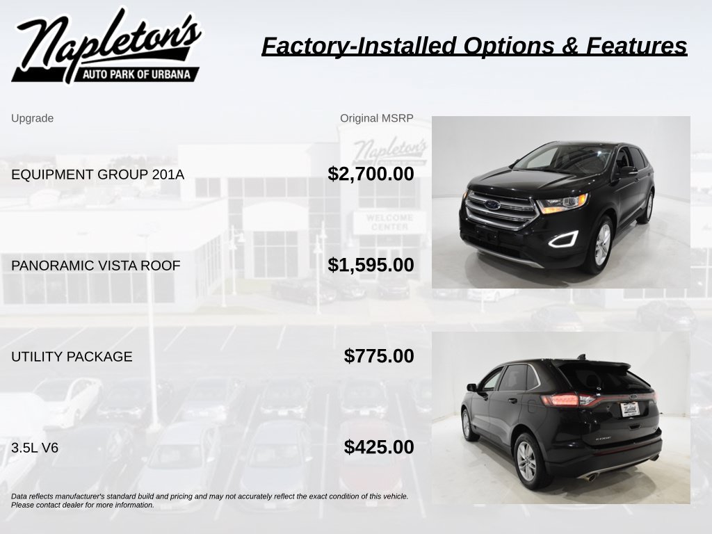 Used 2015 Ford Edge SEL w/ Equipment Group 201A AWD/4WD image 4