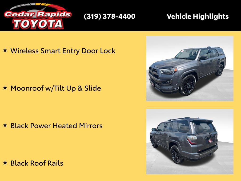 Certified 2021 Toyota 4Runner Nightshade AWD/4WD image 29