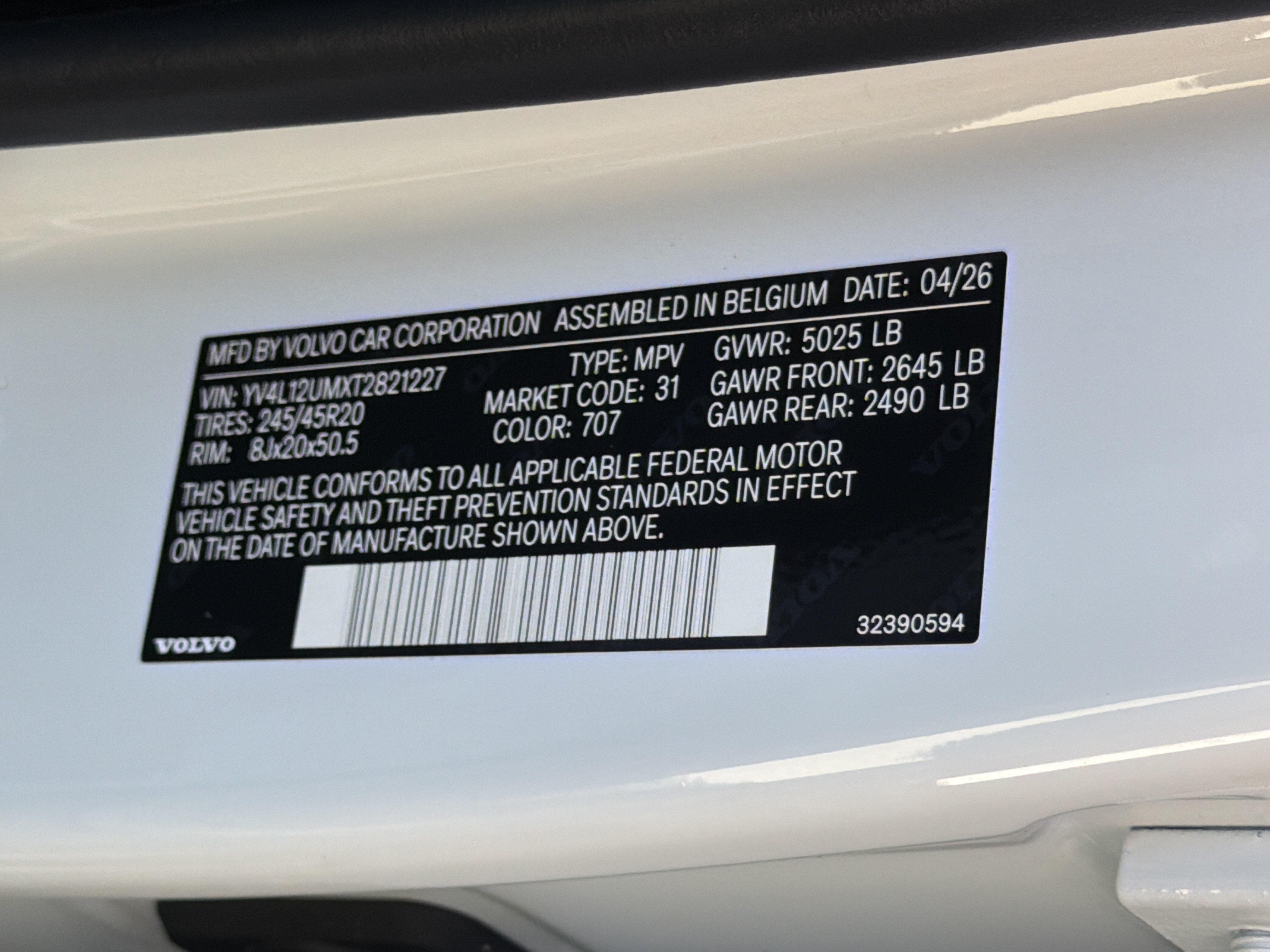New 2026 Volvo XC40 B5 Ultra w/ Protection Package Premier AWD/4WD image 37