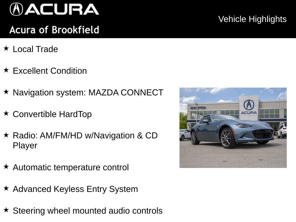 Used 2017 MAZDA MX-5 Miata RF Grand Touring RWD image 4