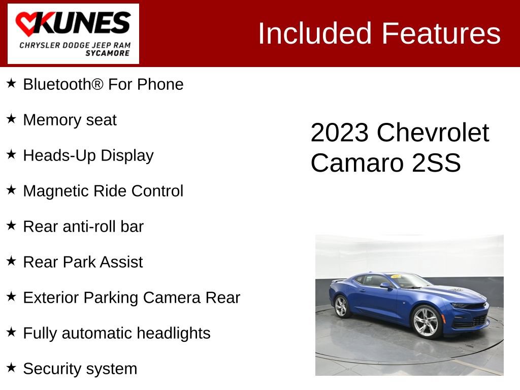 Used 2023 Chevrolet Camaro SS RWD image 4