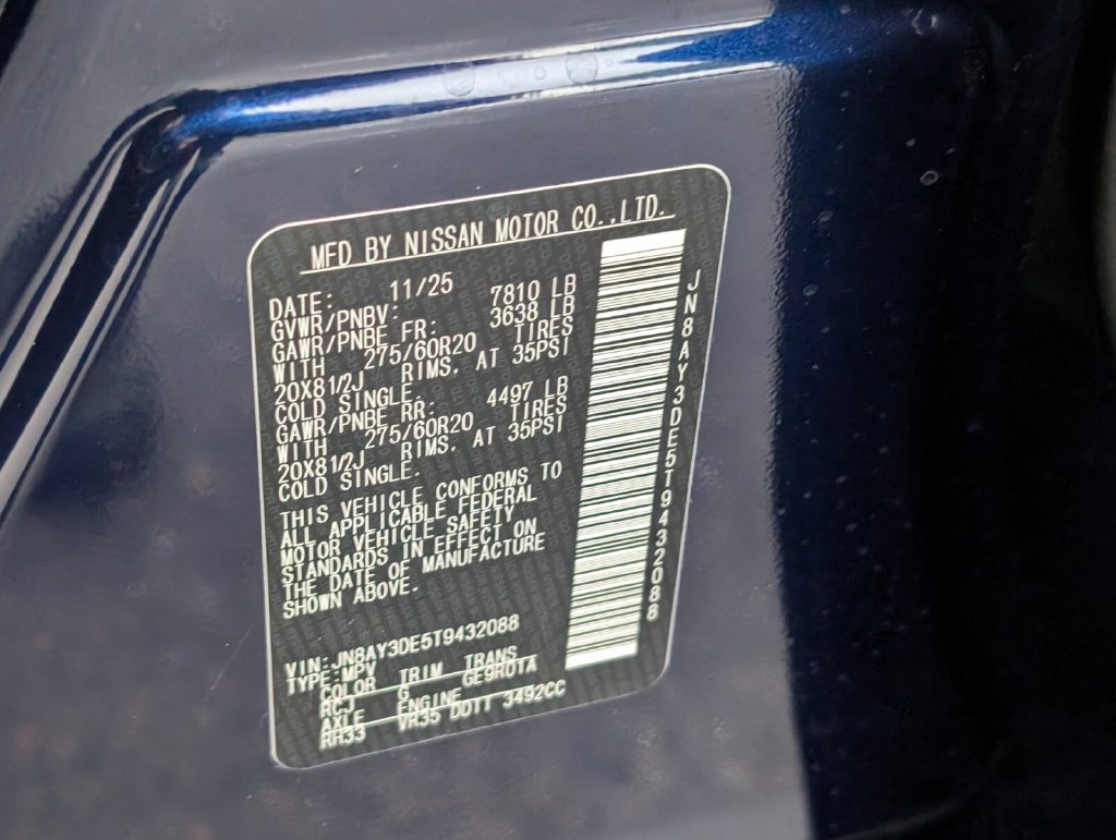 New 2026 Nissan Armada PRO-4X AWD/4WD image 15