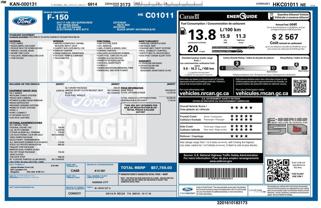 Used 2017 Ford F150 XLT w/ Equipment Group 302A Luxury AWD/4WD image 23