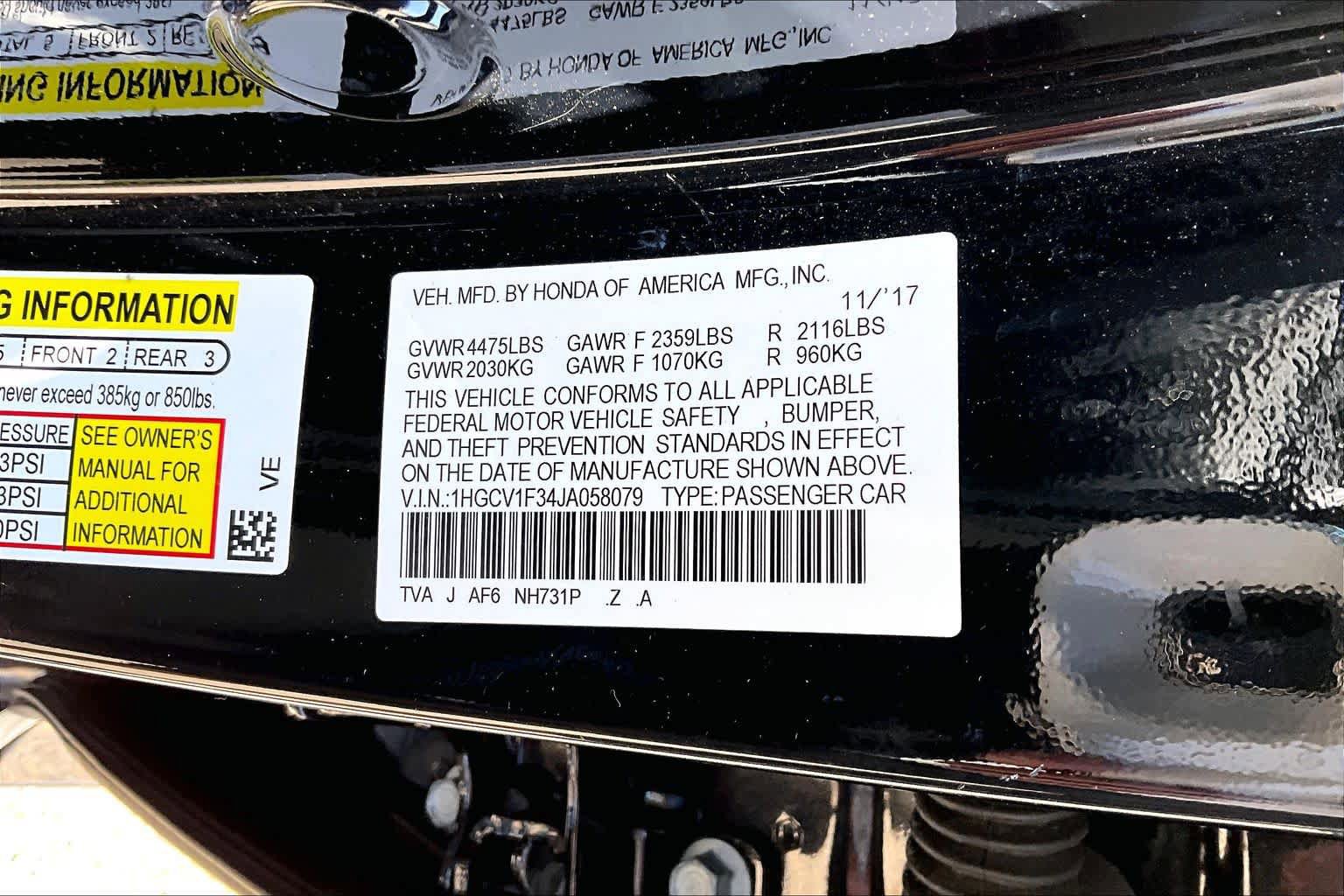 Used 2018 Honda Accord Sport image 36