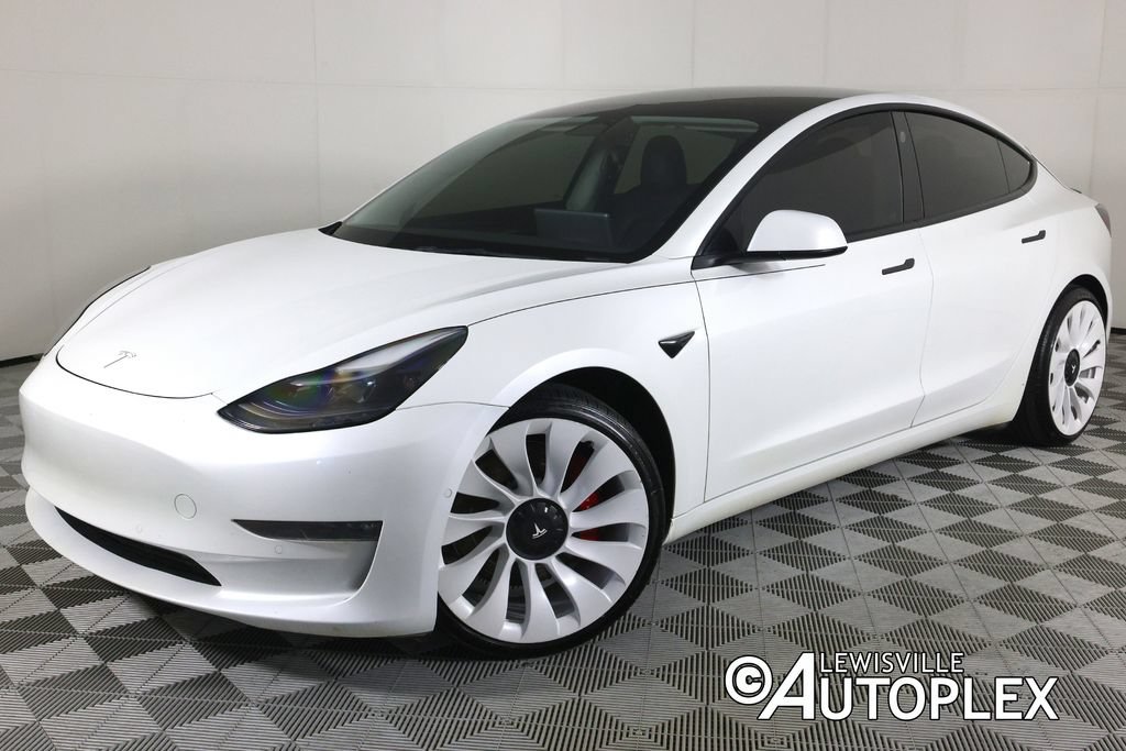 Used 2022 Tesla Model 3 Performance AWD/4WD image 1