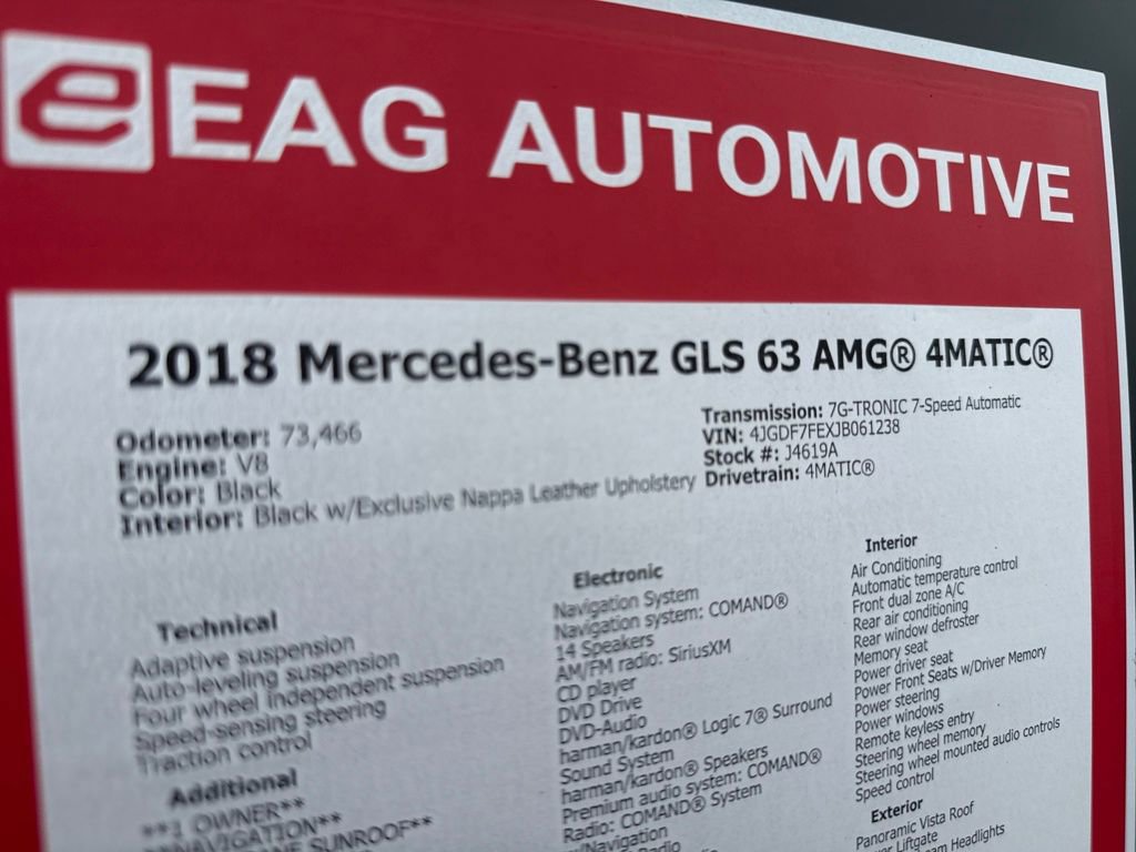 Used 2018 Mercedes-Benz GLS 63 AMG 4MATIC image 22