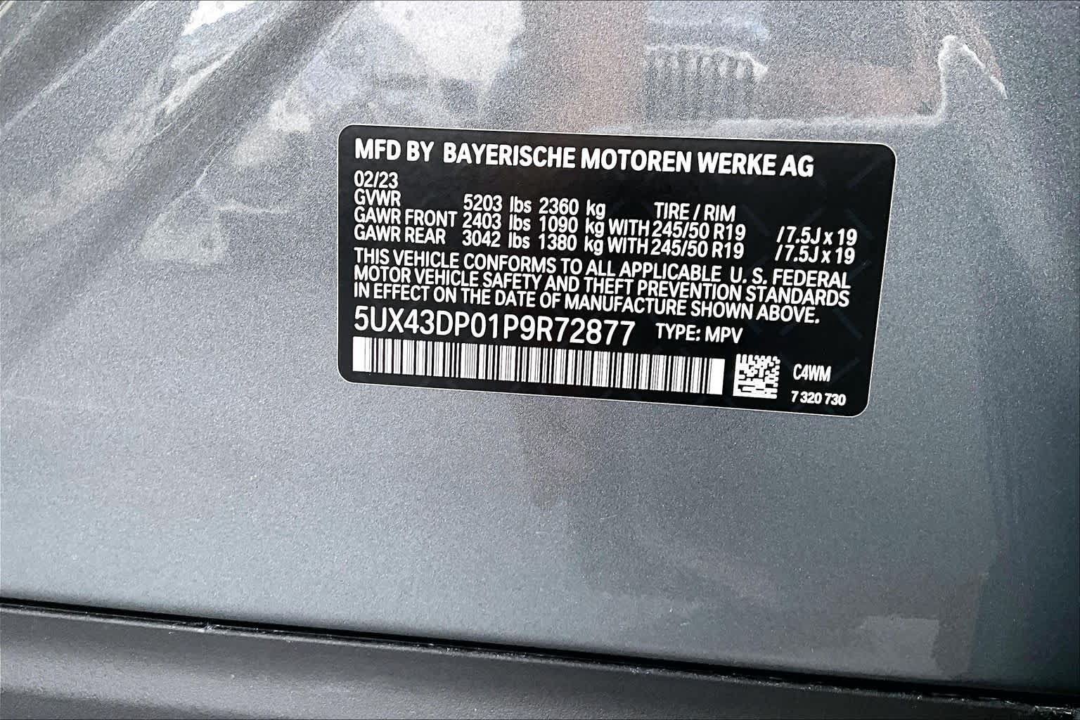 Used 2023 BMW X3 sDrive30i w/ Premium Package RWD image 34