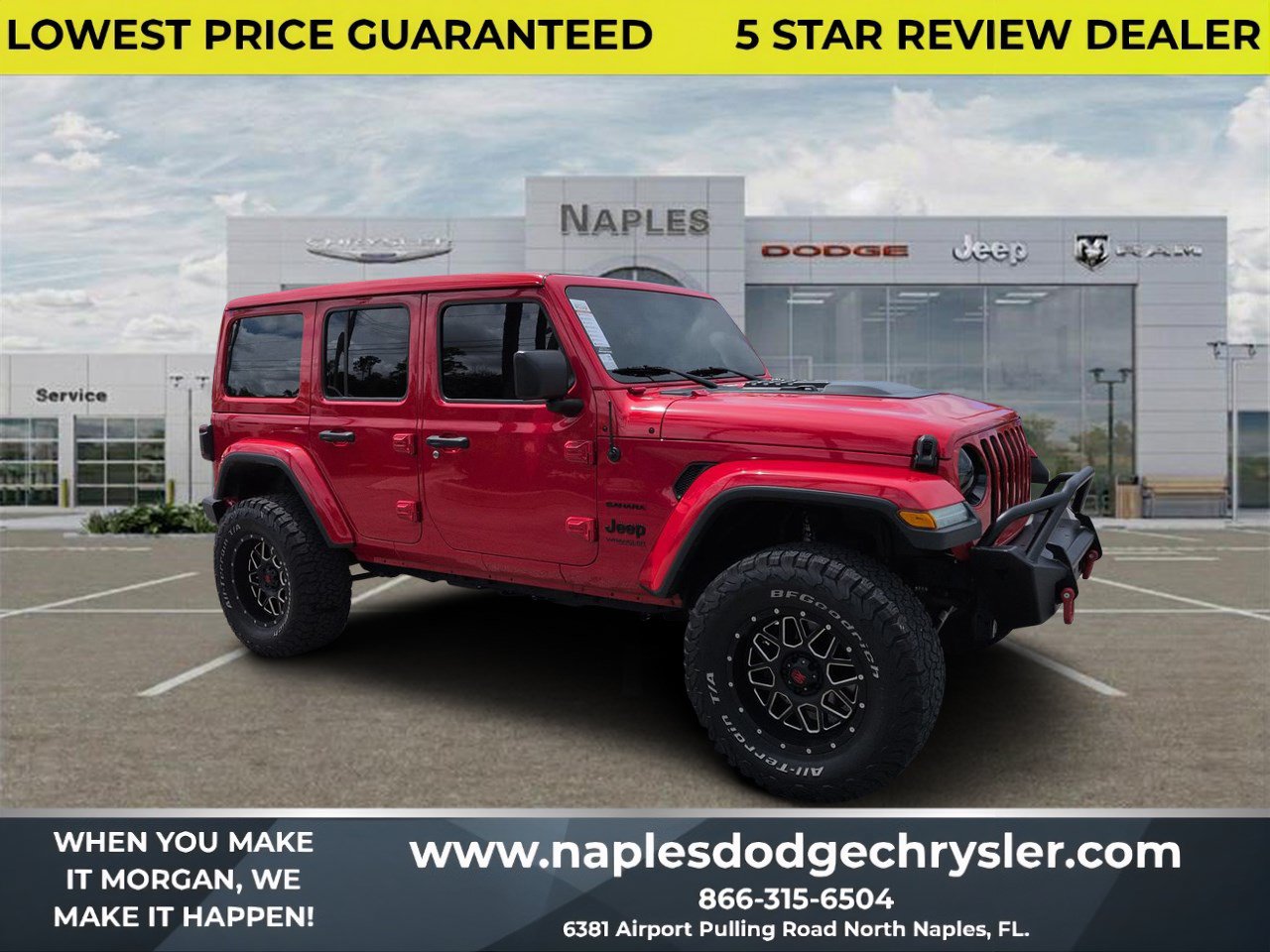 Used 2020 Jeep Wrangler Unlimited Sahara AWD/4WD image 1