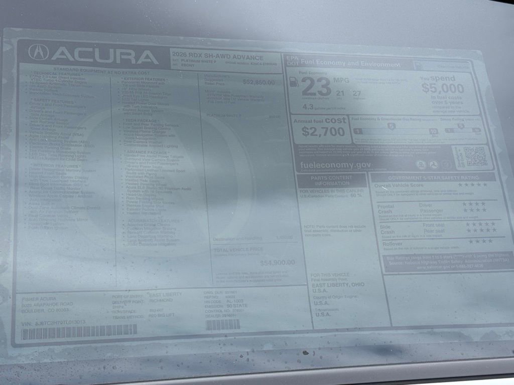 New 2026 Acura RDX SH-AWD w/ Advance Package image 28