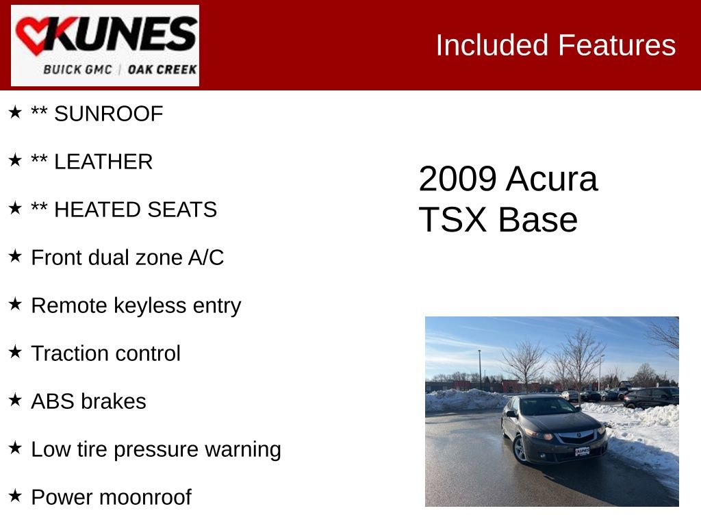 Used 2009 Acura TSX Sedan image 2
