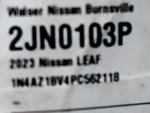 Used 2023 Nissan Leaf S FWD image 26