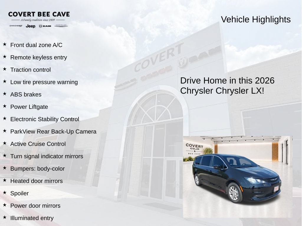 New 2026 Chrysler Voyager LX FWD image 6