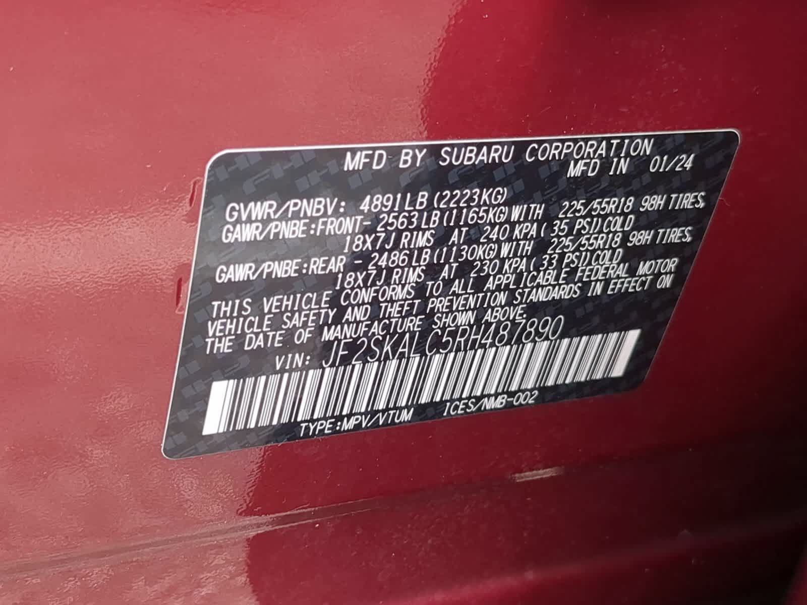 Used 2024 Subaru Forester Limited AWD/4WD image 35