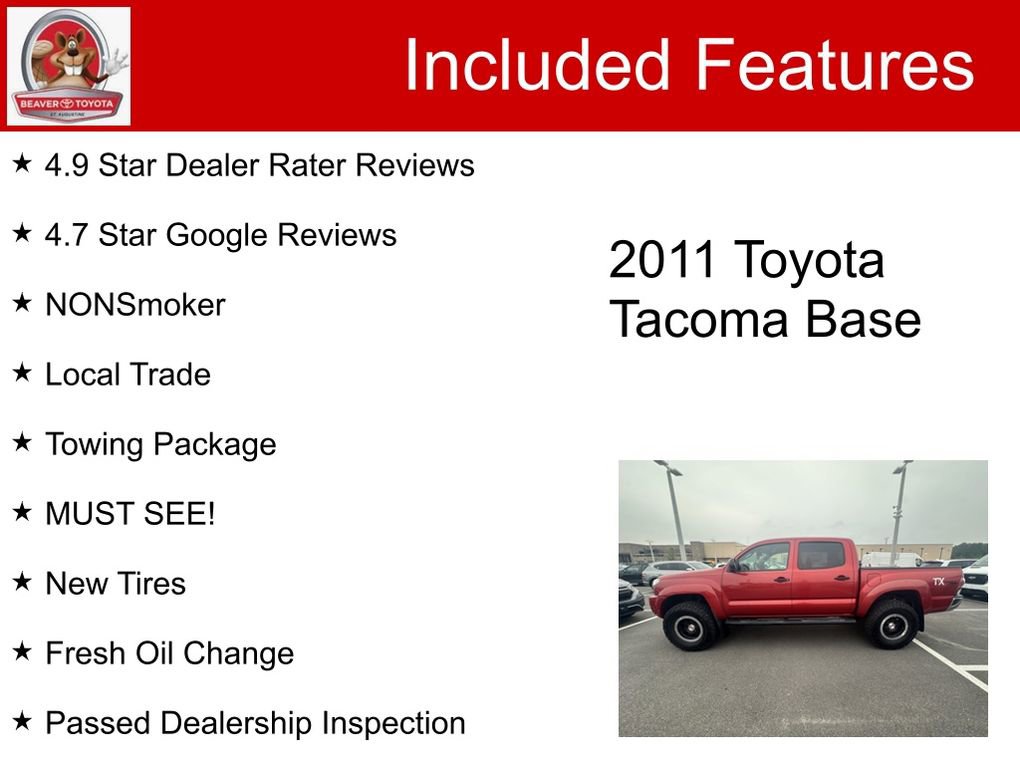 Used 2011 Toyota Tacoma 4x4 Double Cab w/ TRD Off-Road Pkg image 5