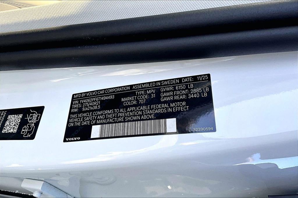 New 2026 Volvo XC90 B6 Ultra image 14