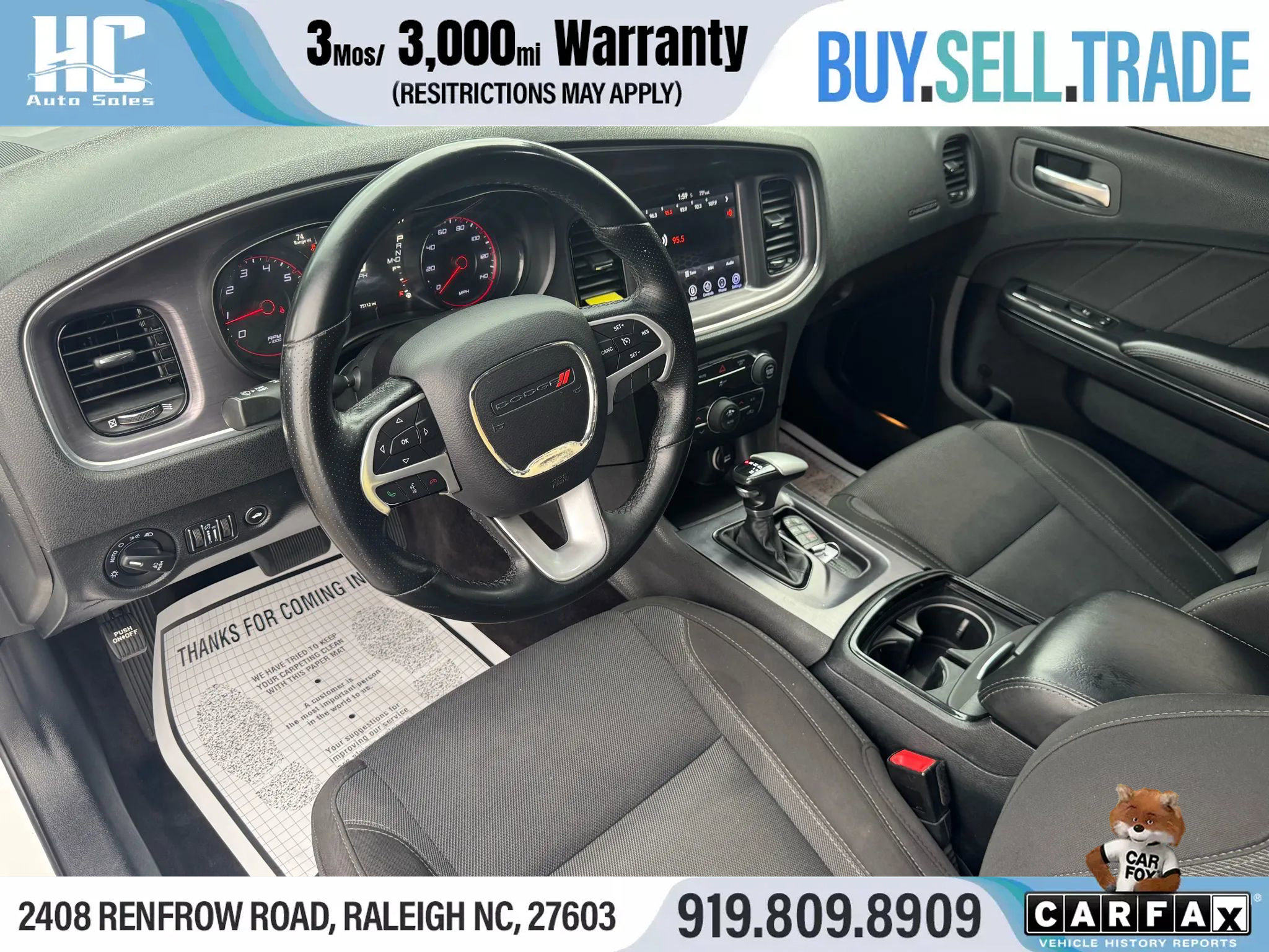 Used 2017 Dodge Charger SXT w/ Blacktop Package image 13