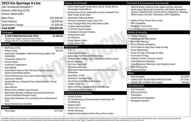 Certified 2023 Kia Sportage X-Line w/ X-Line Premium Package image 8