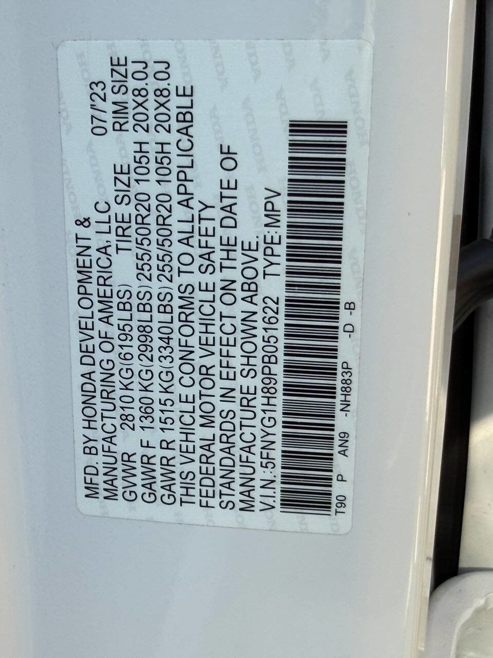 Used 2023 Honda Pilot Elite image 25