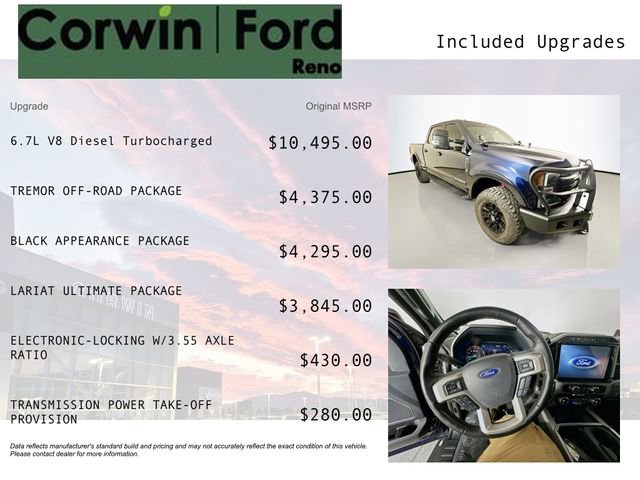 Certified 2022 Ford F350 Lariat w/ Tremor Off-Road Package AWD/4WD image 3