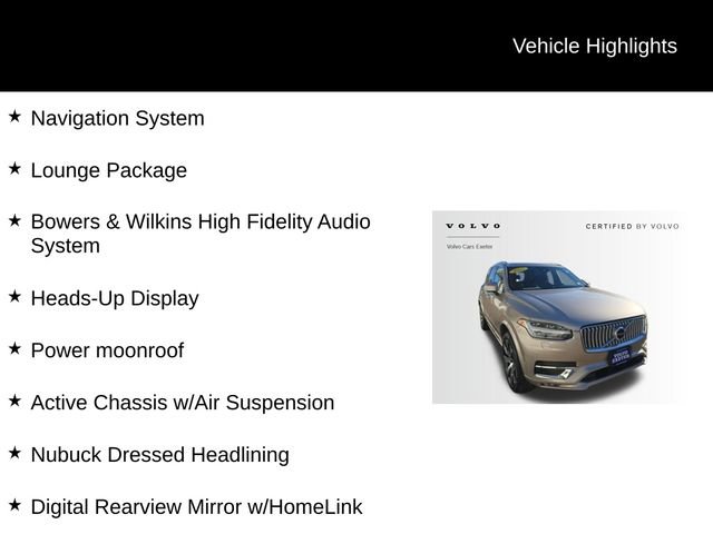 Certified 2025 Volvo XC90 B6 Ultra w/ Lounge Package image 5