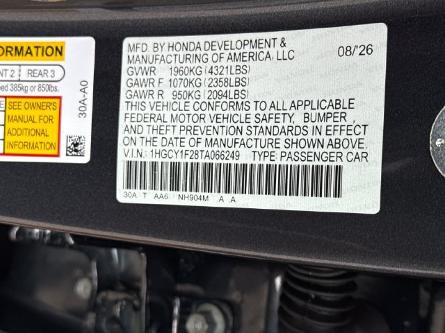 New 2026 Honda Accord LX image 17