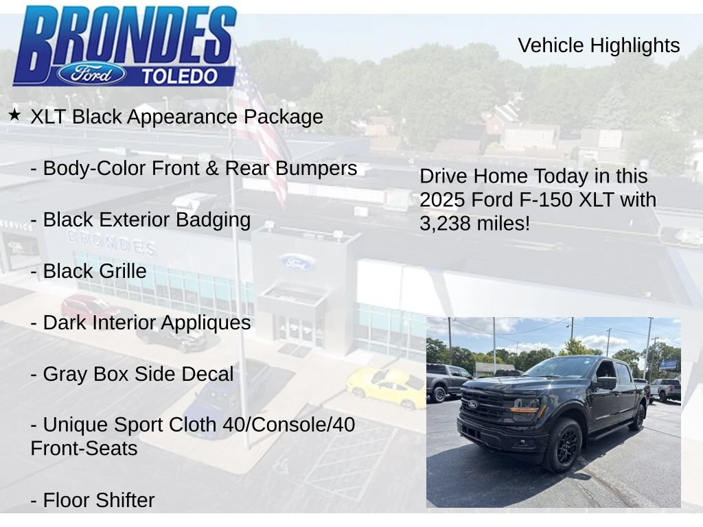 Used 2025 Ford F150 XLT w/ Equipment Group 302A MID AWD/4WD image 5