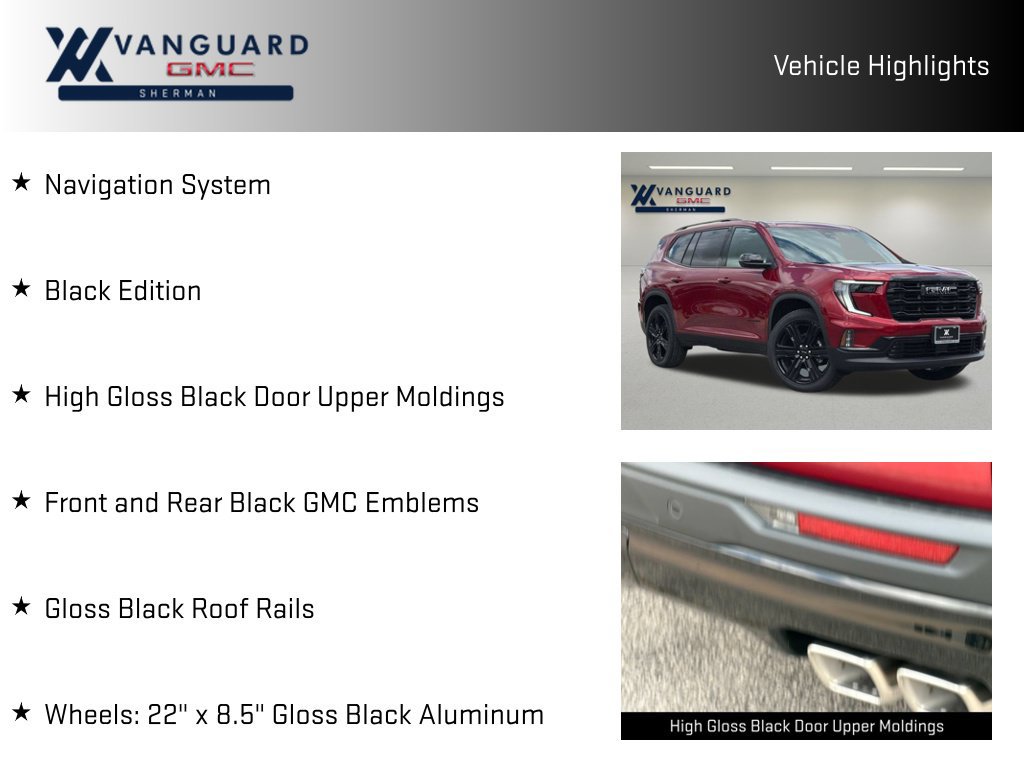 New 2026 GMC Acadia Elevation FWD image 10