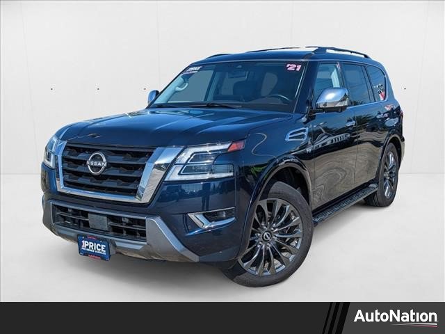 Used 2021 Nissan Armada Platinum w/ Captain's Chairs Package