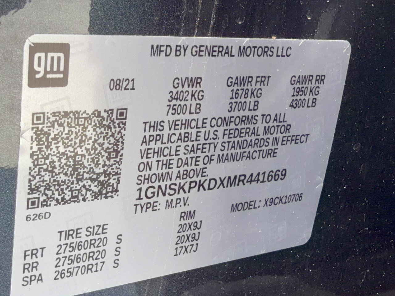 Certified 2021 Chevrolet Tahoe Z71 AWD/4WD image 32