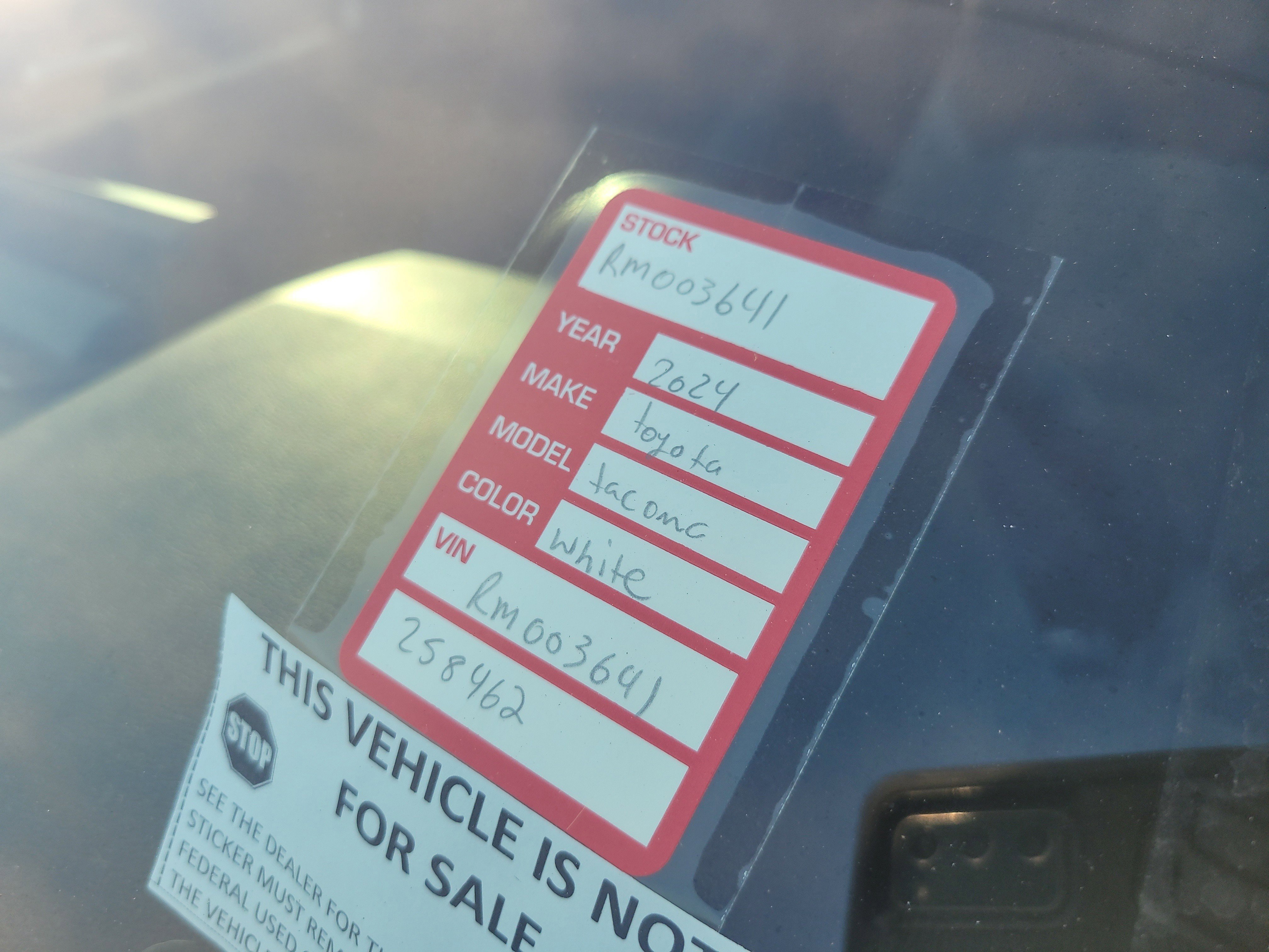 Used 2024 Toyota Tacoma TRD Sport w/ TRD Sport Upgrade Package RWD image 10