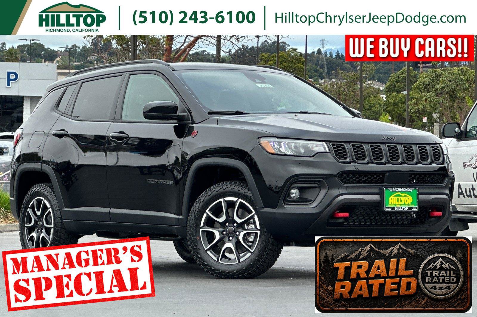 New 2026 Jeep Compass Trailhawk w/ Sun, Sound & Navigation Group AWD/4WD image 1