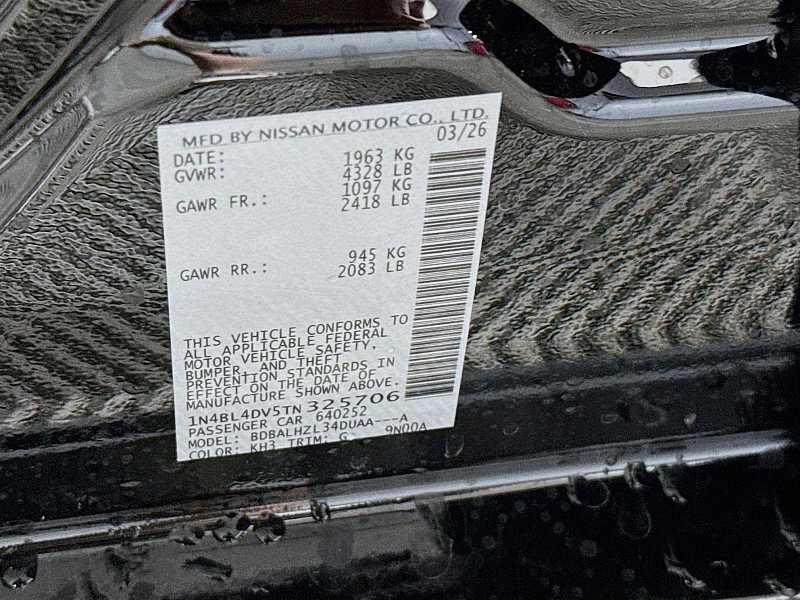 New 2026 Nissan Altima 2.5 SV w/ SV Premium Package image 31