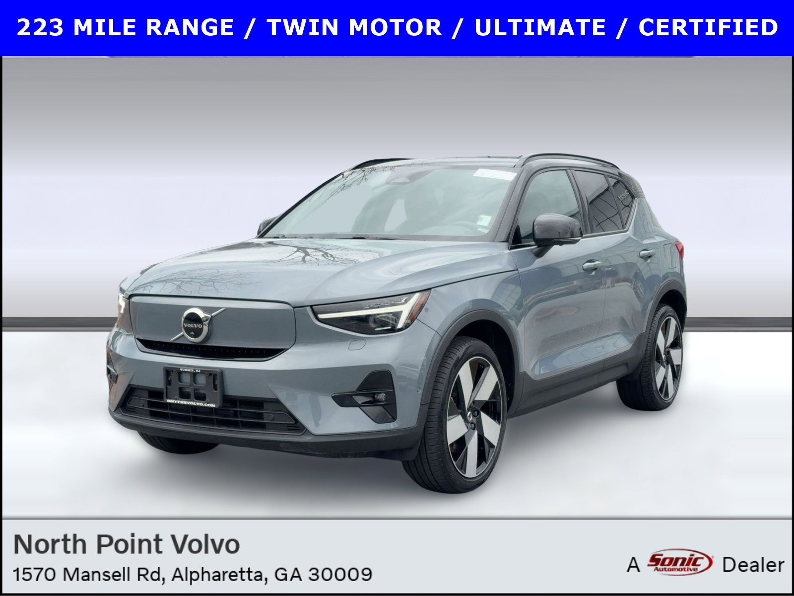 Certified 2023 Volvo XC40 Recharge Ultimate w/ Protection Package Premier