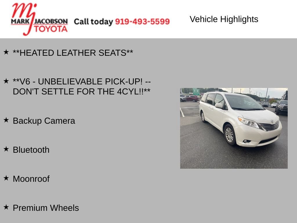 Used 2016 Toyota Sienna XLE FWD image 5
