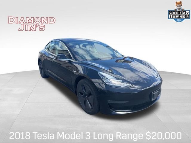 Used 2018 Tesla Model 3 Long Range AWD/4WD image 1