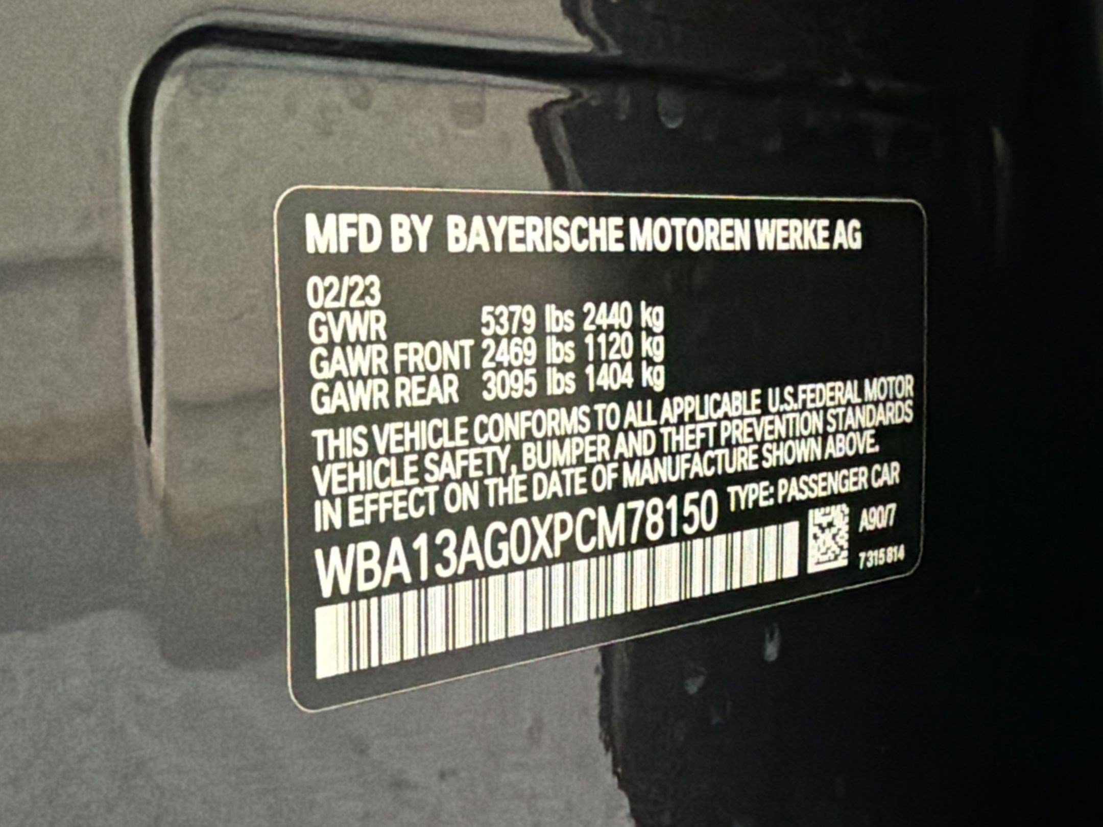 Used 2023 BMW 530e w/ Convenience Package RWD image 21