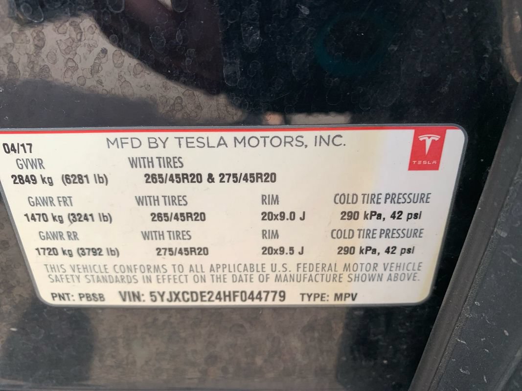 Used 2017 Tesla Model X 75D AWD/4WD image 31