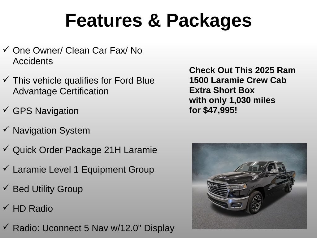 Used 2025 RAM 1500 Laramie w/ Bed Utility Group AWD/4WD image 4
