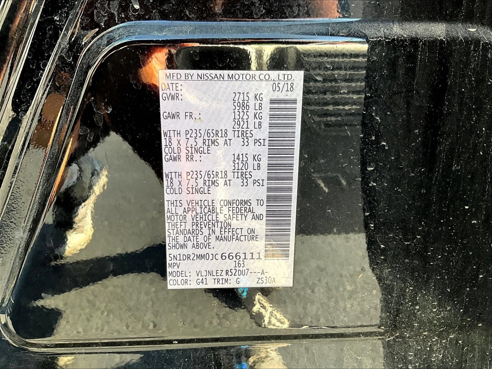 Used 2018 Nissan Pathfinder SV AWD/4WD image 6