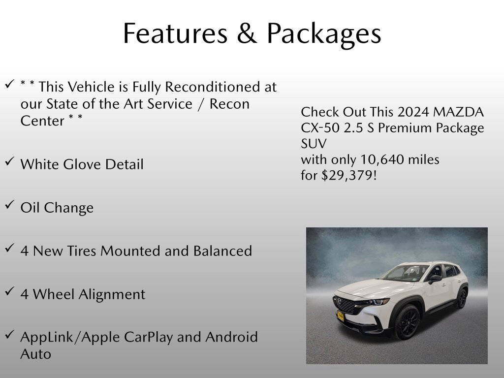 Used 2024 MAZDA CX-50 AWD 2.5 S image 4