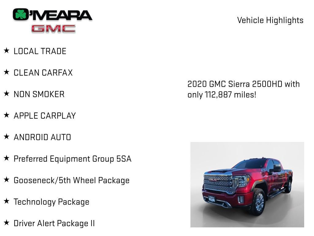 Used 2020 GMC Sierra 2500 Denali w/ Denali Ultimate Package AWD/4WD image 8