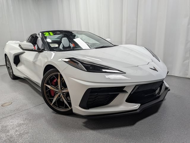 Certified 2021 Chevrolet Corvette Stingray Preferred Conv w/ Z51 Performance Package RWD image 2