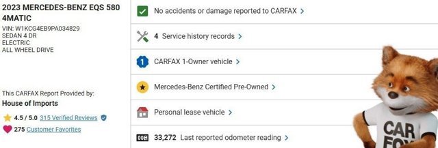 Certified 2023 Mercedes-Benz EQS 580 4MATIC Sedan video 3