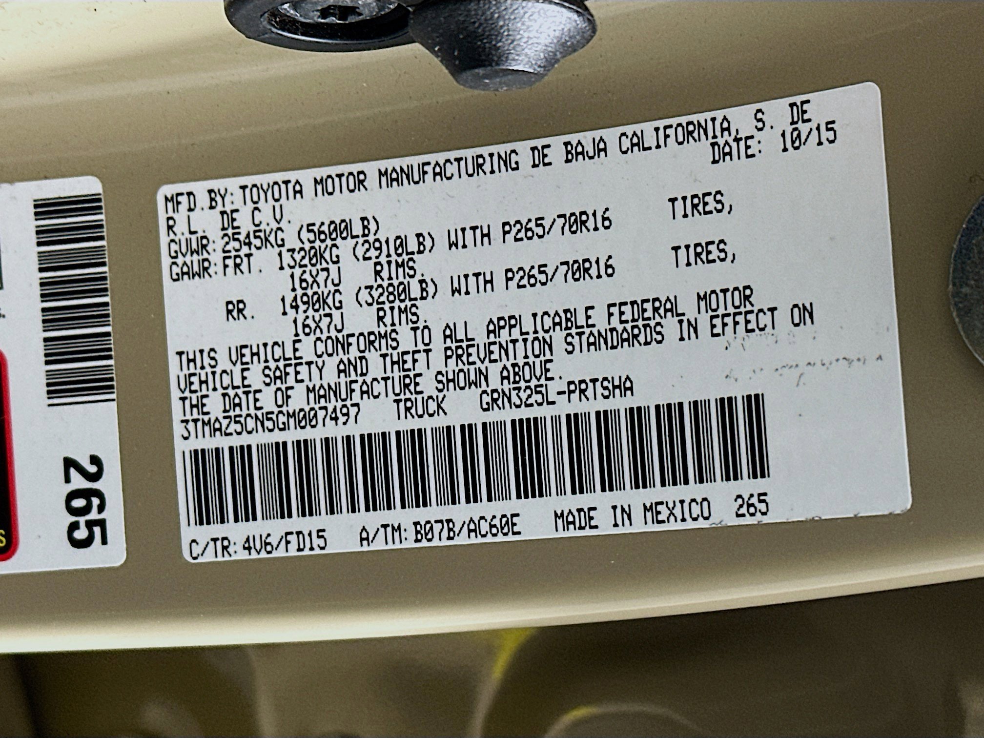 Used 2016 Toyota Tacoma TRD Off-Road image 12