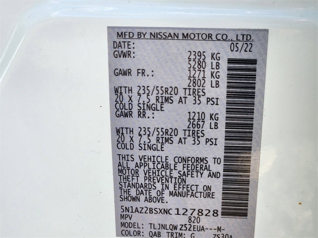 Used 2022 Nissan Murano SV w/ SV Midnight Edition Package image 24