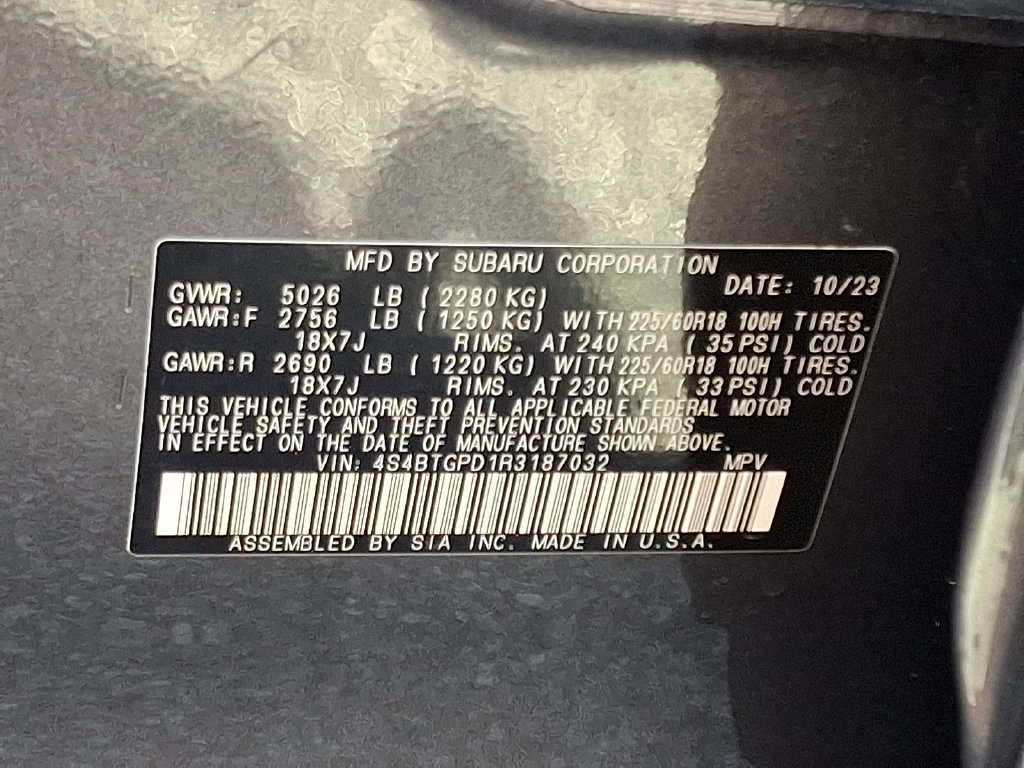Used 2024 Subaru Outback Touring XT AWD/4WD image 28