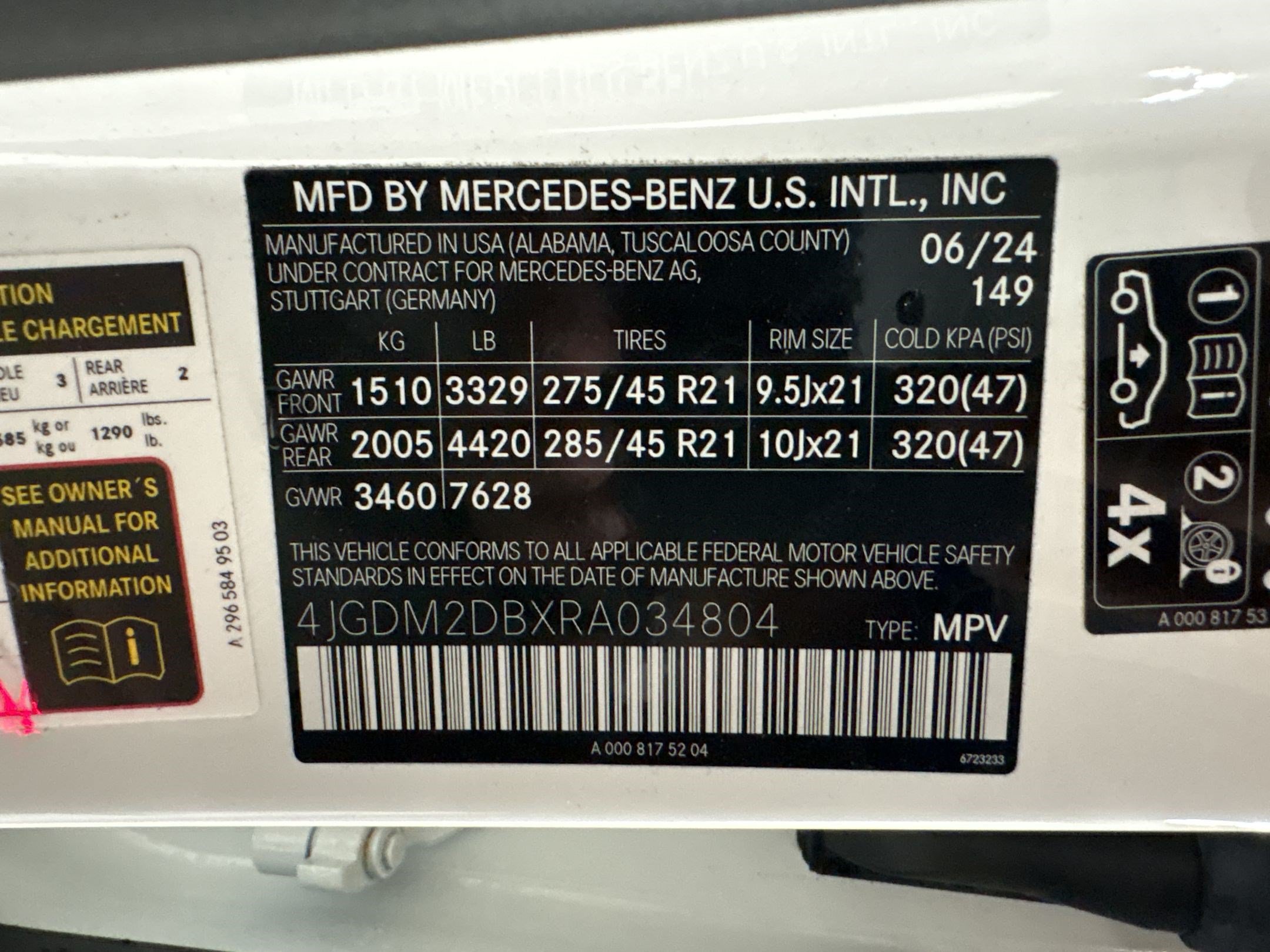 Certified 2024 Mercedes-Benz EQS 450+ SUV image 25